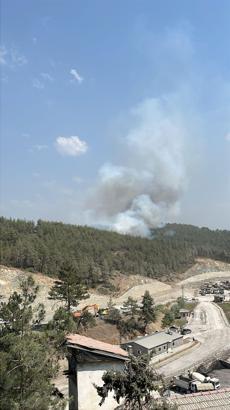 Bursa'da yanan ormanlar dronla görüntülendi; soğutma çalışmaları sürüyor (4)