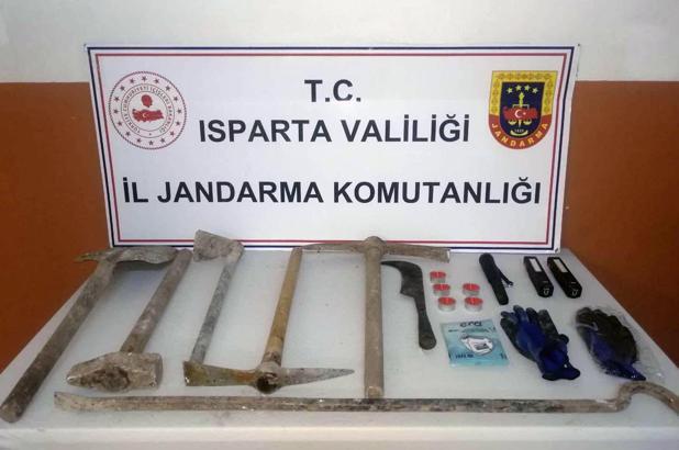 Kaçak kazıya suçüstü