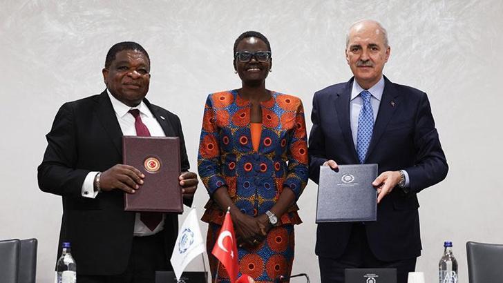 TBMM Başkanı Kurtulmuş, PAB Başkanı Ackson ve PAB Genel Sekreteri Chungong ile görüştü