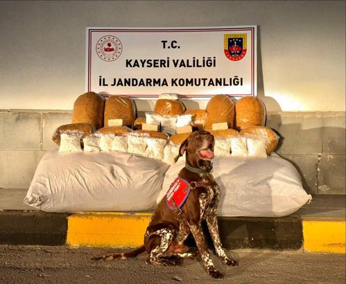Kayseri’de 450 kilogram kaçak tütün ele geçirildi