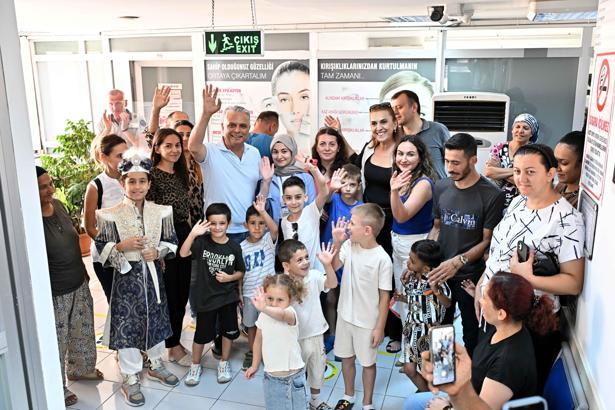 Başkan Uysal’dan sünnet çocuklarına ziyaret