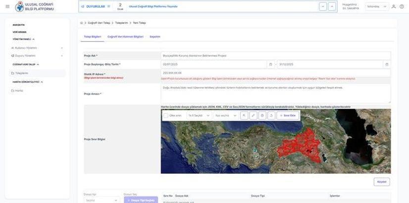 Türkiye'nin dijital haritası e-Devlet'te erişime açıldı