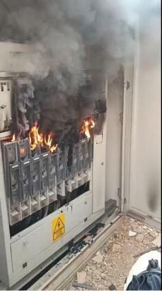 Mardin’de trafo yangını