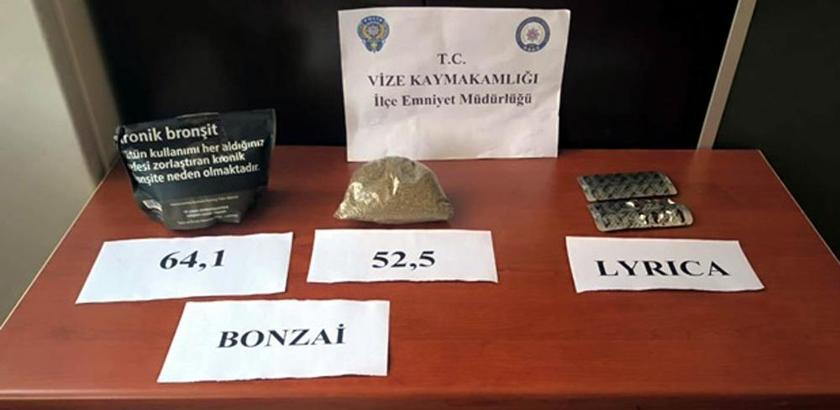 Kırklareli’de bir evde 116 gram bonzai ele geçirildi; 1 gözaltı