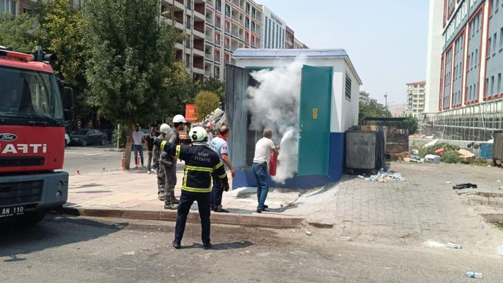 Siirt’te trafo yangını