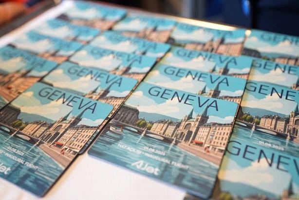 Ajet, Cenevre uçuşlarına başladı