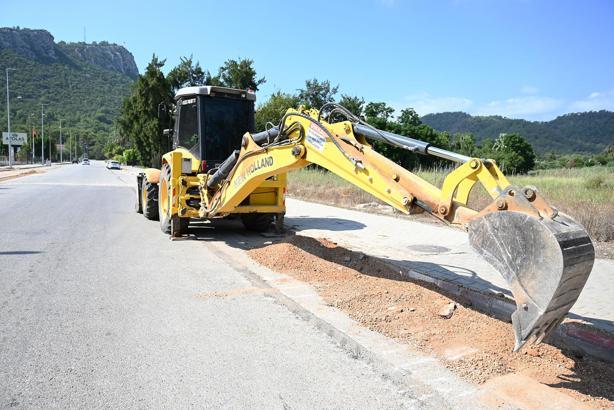 Kemer'de altyapı çalışmaları