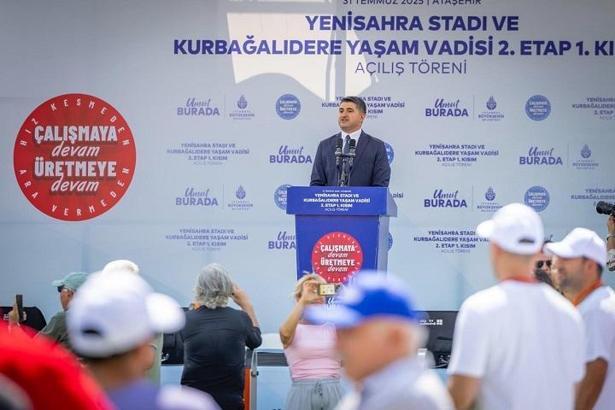Kurbağalıdere Yaşam Vadisi ve Yenisahra Stadı açıldı