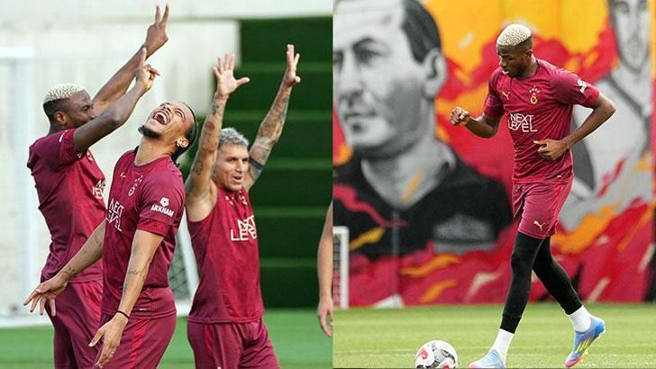 Victor Osimhen, ilk antrenmanına çıktı