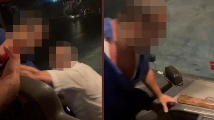 Yolcu otobüsünde 2 şoför arasında bıçaklı kavga