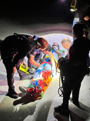 Barajda düşüp yaralandı, AFAD kurtardı