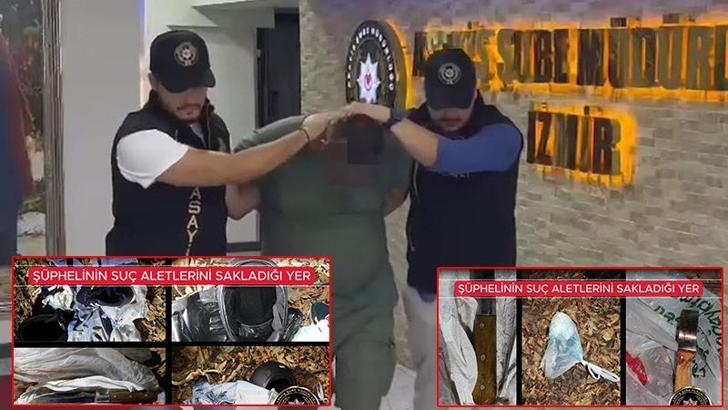 İzmir'de çifte cinayet; keşif yapmış, yakalanmamak için kask takmış