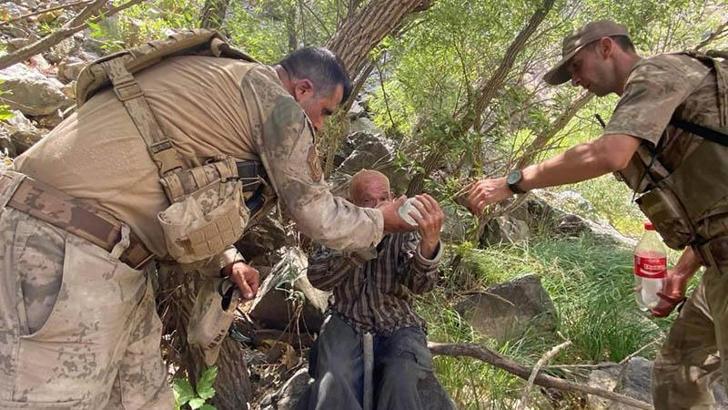 Kaybolan zihinsel engelli, İHA ile dere yatağında bulundu