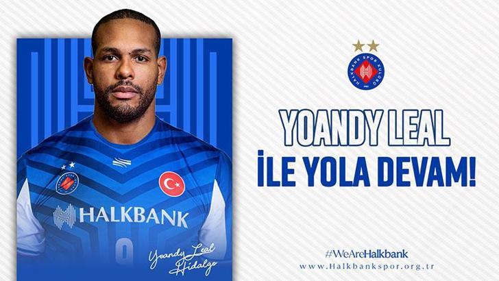 Halkbank’ta, Yoandy Leal ile yola devam