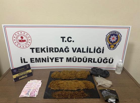 Tekirdağ'da uyuşturucu operasyonunda 3 tutuklama
