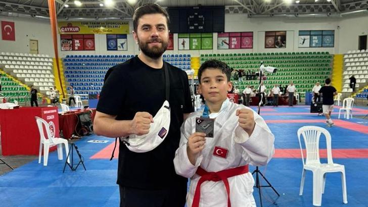 Diyarbakırlı karateci Mehmet İçen, karate şampiyonasında 2’nci oldu