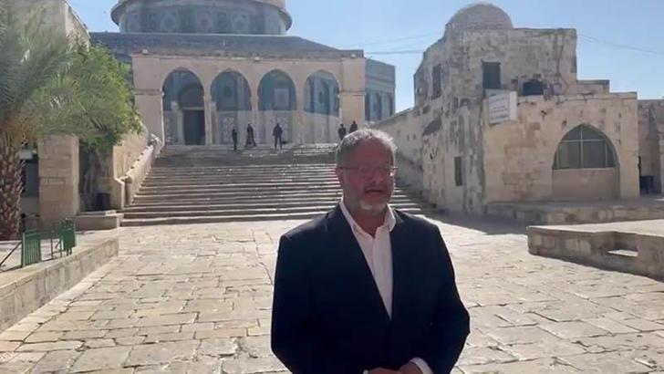 İsrailli bakandan Mescid-i Aksa'ya baskın