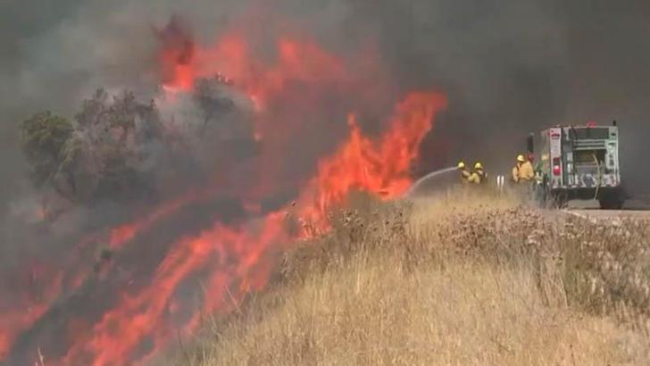 California’daki orman yangınında 12 bin hektar alan yandı