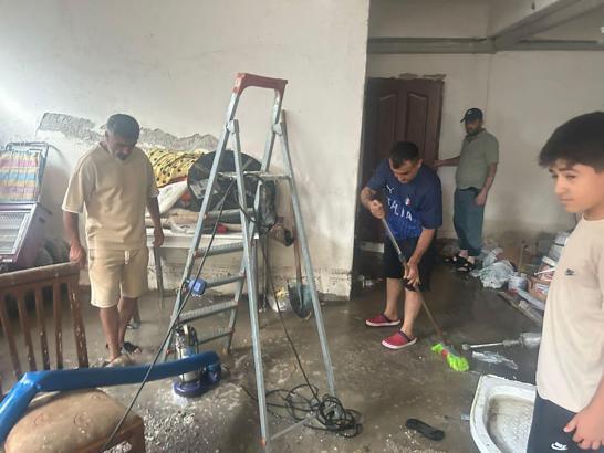 Ankara'da sağanak sonrası tahliye çalışması