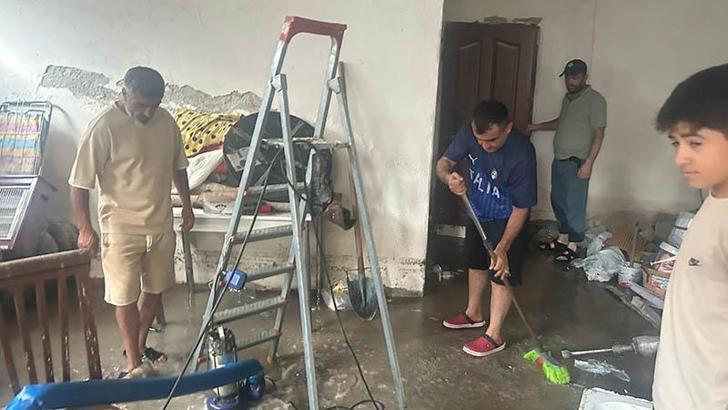 Ankara'da sağanak sonrası tahliye çalışması