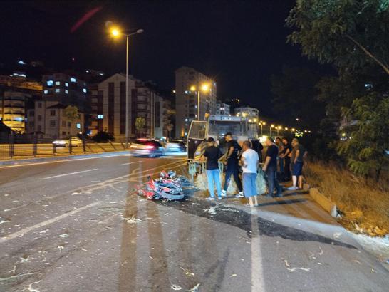 Kayseri’de traktöre arkadan çarpan motosikletin sürücüsü öldü