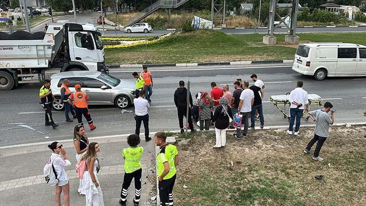 Kütahya'da otomobilin çarptığı yaya yaralandı