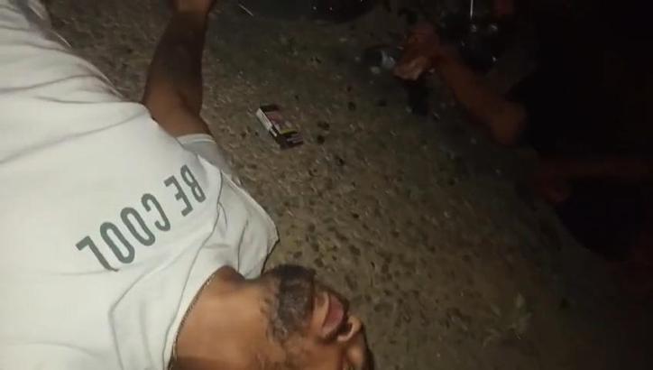 Motosikletiyle kaza yapıp, sosyal medyada paylaştığı video ile yardım istedi