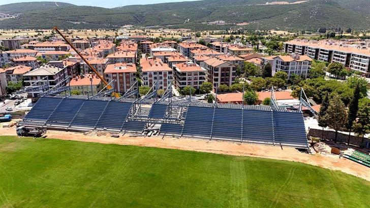 Muğla Atatürk Stadı için 24 saat çalışma kararı