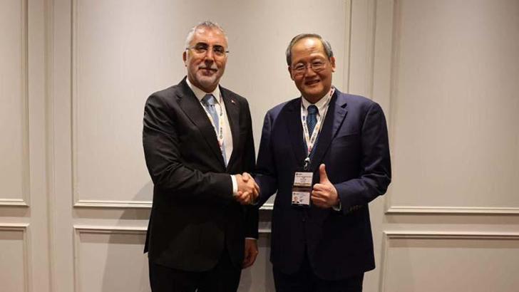 Bakan Işıkhan, Singapur İşgücü Bakanı Tan See Leng ile görüştü