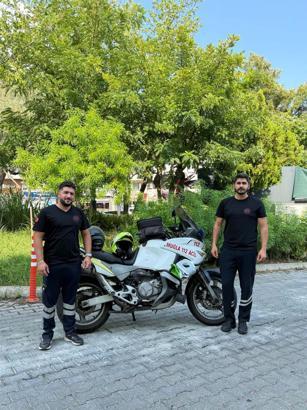 Muğla'nın turistik ilçelerine motosikletli 112 ekip takviyesi