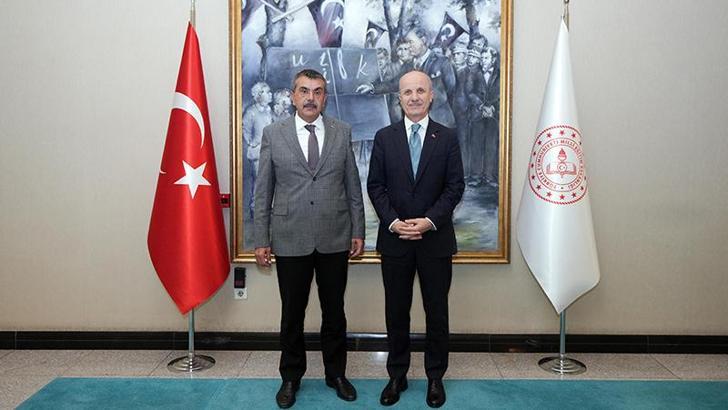 Bakan Tekin, YÖK Başkanı Özvar'ı kabul etti
