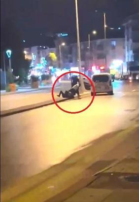 Ankara'da silahlı kavga kamerada: 1 yaralı