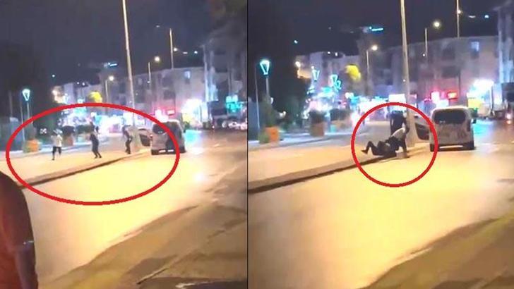 Ankara'da silahlı kavga kamerada: 1 yaralı