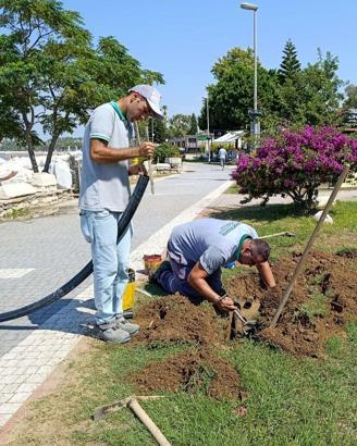 Manavgat'ta sulama sistemlerine bakım ve onarım