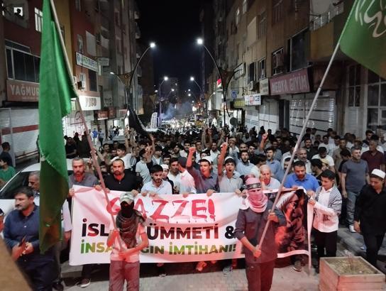Mardin’de Gazze’ye destek yürüyüşü