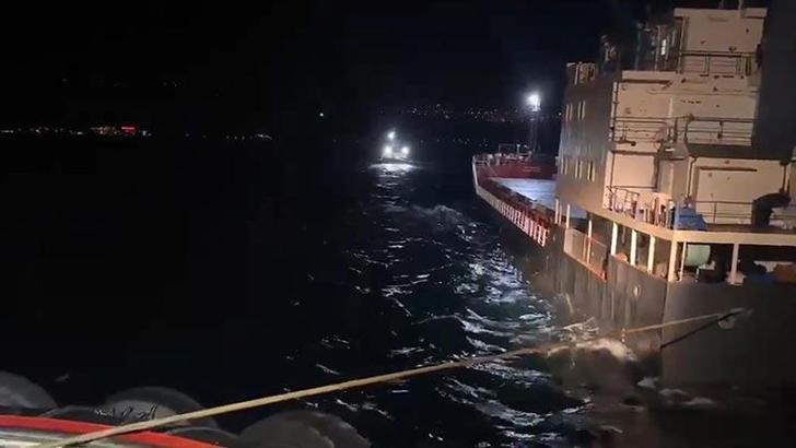 Çanakkale Boğazı'nda gemi arızası