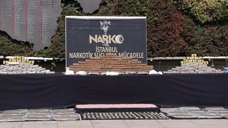 İstanbul'da 9 ilçede operasyon: 336 kilogram uyuşturucu ele geçirildi; 20 kişi tutuklandı