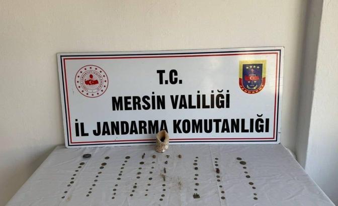 Mersin’de tarihi eser operasyonu
