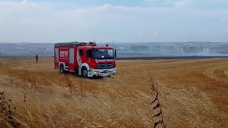 İstanbul - Silivri'de otluk alandaki yangın itfaiyenin müdahalesi ile söndürüldü