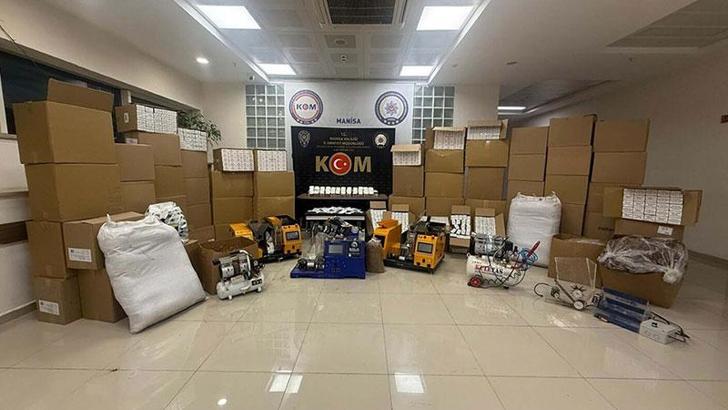 Manisa'da kaçak tütün operasyonu