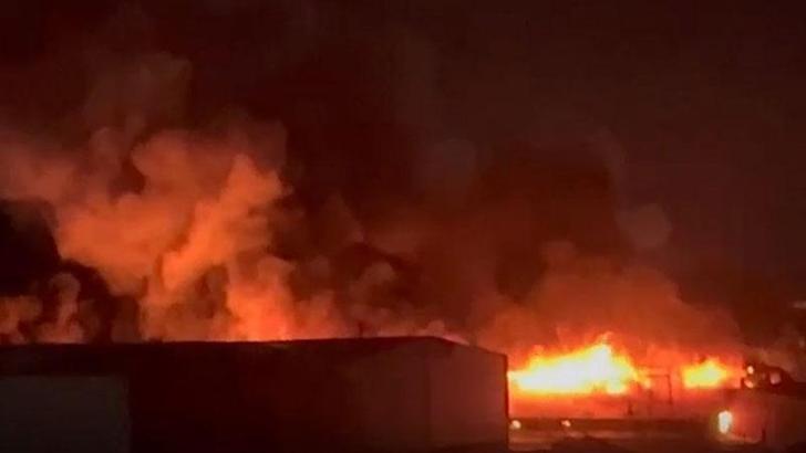 Çorum OSB’deki tekstil fabrikasında yangın kontrol altında