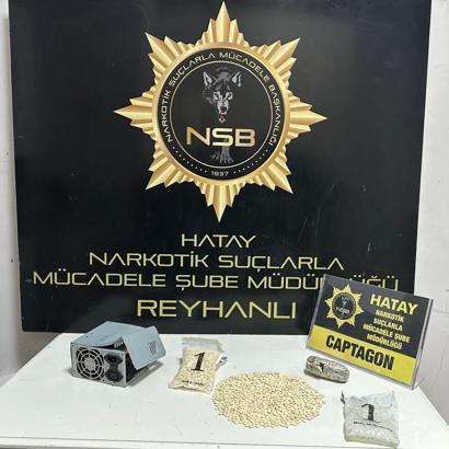 Bilgisayar fanı içerisinde 2 bin 650 uyuşturucu hap ele geçirildi