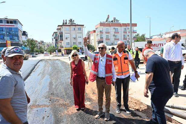 ASAT tamamladı, Kepez sıcak asfaltla kapladı