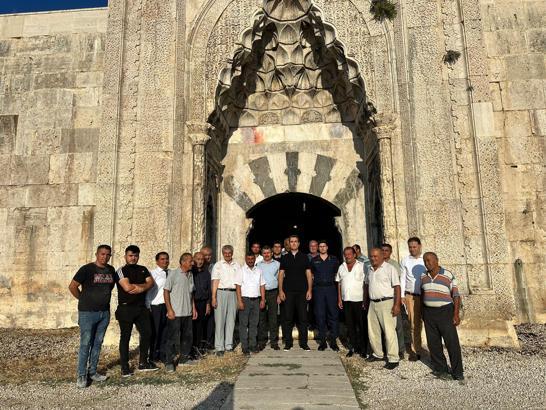 Kaymakam Kuruca'dan tarihi yerlere ziyaret