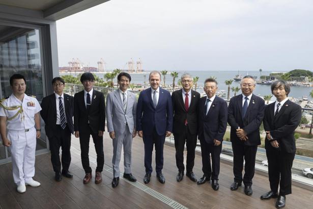 Japon heyetten Seçer’e ziyaret