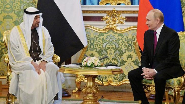 Putin ve BAE Devlet Başkanı Al Nahyan Kremlin’de bir araya geldi
