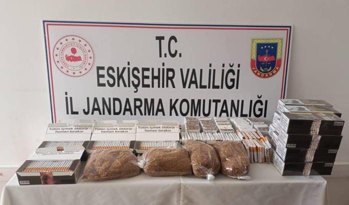 Eskişehir’de kaçak sigara ve tütün operasyonu
