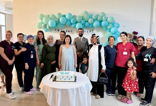 Kemer Devlet Hastanesi'nde Emzirme Haftası kutlandı