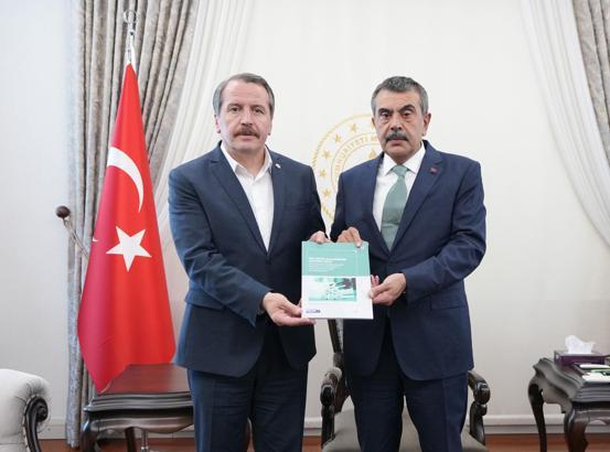 Ali Yalçın, Milli Eğitim Bakanı Tekin’i ziyaret etti