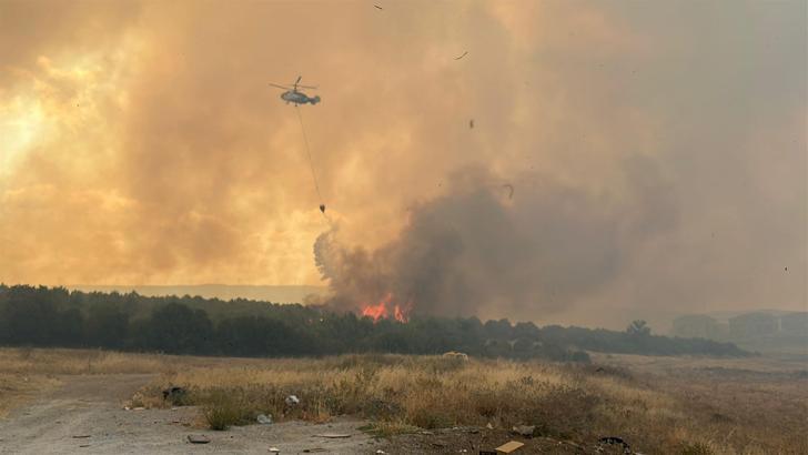 Çanakkale'de orman yangını/Ek fotoğraflar